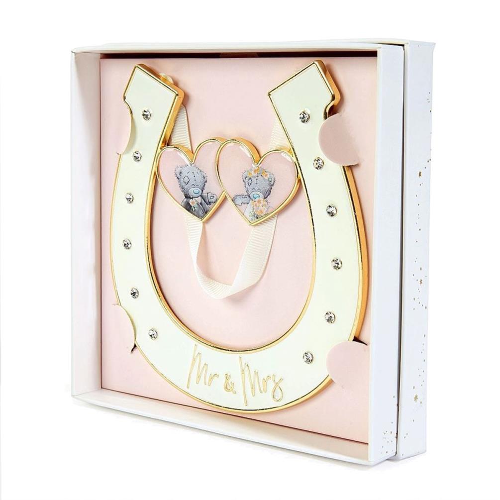 Lucky In love Me to You Bear Metal Wedding Horseshoe Extra Image 2
